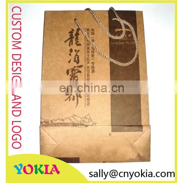 Promotion Seasonal Kraft Paper Bags Cotton Handle photo-2