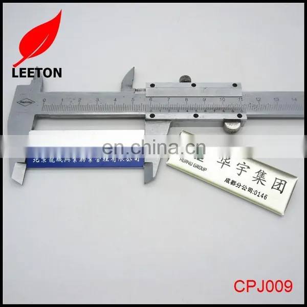 Custom Staff Nameplate Holder With Pin