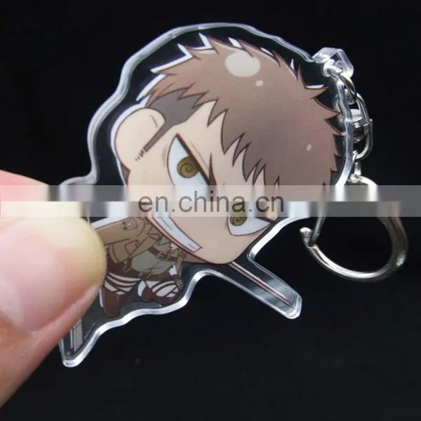 PMMA Material Cartoon Cute Blank Acrylic Keychain photo-3
