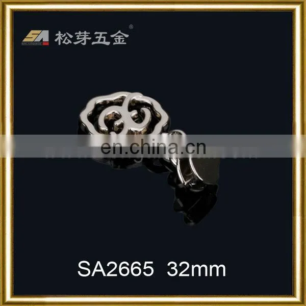 Metal Zipper Puller Custom Metal Zipper Pulls Hollow Out Zipper Slider for Bags photo-3