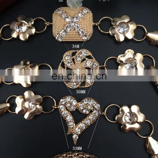 Cheap Good Quality Diamond Charm Lady's Metal Waist Chain Women Waist Chain Belt For Lady Dress Fashion Belt Women Chain photo-5