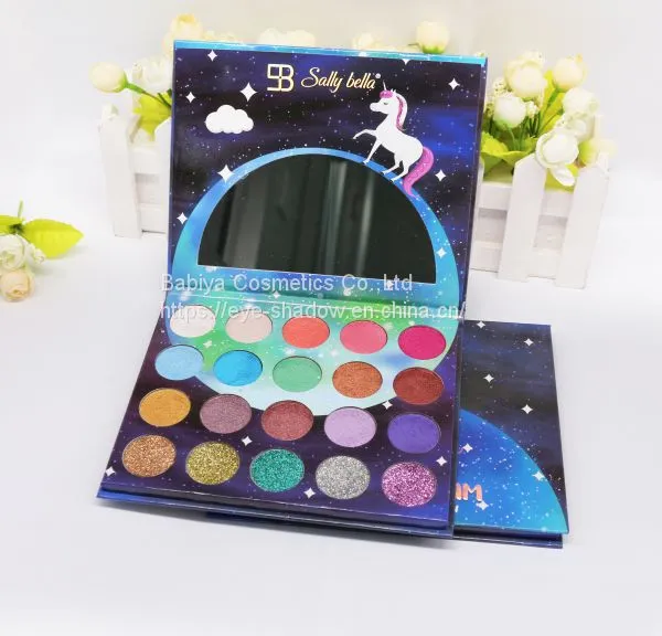 20 Colors Shimmer Eyeshadow Palette Waterproof Glitter Palette photo-4