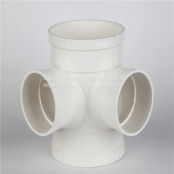 White Color Pvc Fittings Small Plastic Tees Water Drainage / Water Heater photo-2