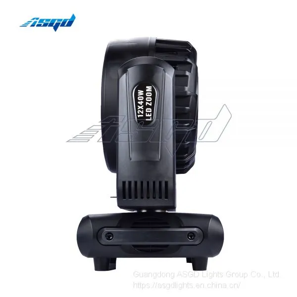 ASGD 12x40W Moving Head Light Stage Lighting Professional Dyeing Focusing Effect Lighting photo-4