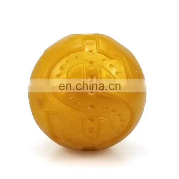 Wholesale Golden Color Ball Snacks Leakage Dog Toy Ball photo-2