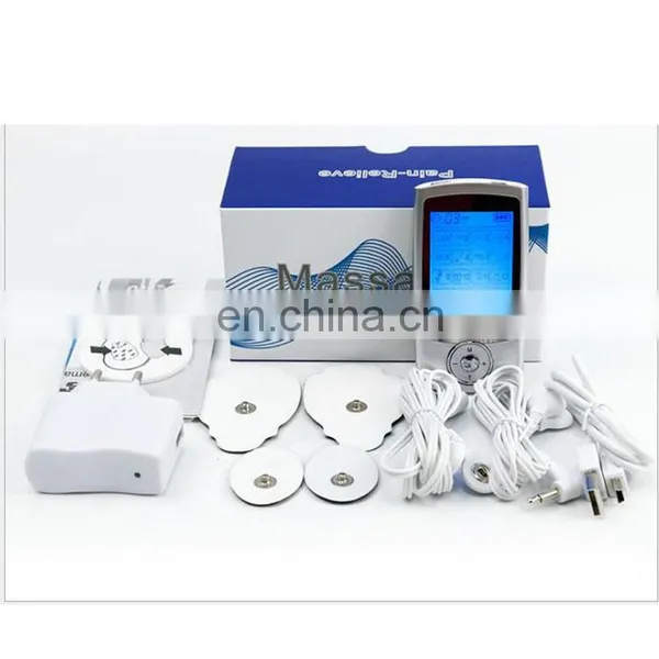 Rechargeable TENS Unit With Family Pack, 3rd Gen 16 Modes TENS Machine Muscle Stimulator With 16pcs TENS Unit Electrode photo-5