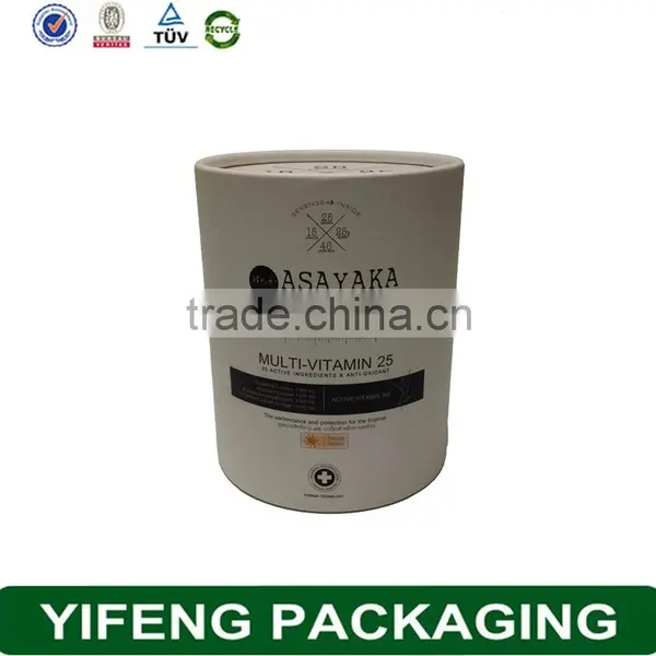 Round Shape Customized Kraft Paper Packaging Boxes With Cap photo-3