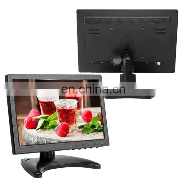 Factory Price Supply 12 V 10.1 Inch VGA BNC HD Monitor Widescreen TV Monitor photo-2