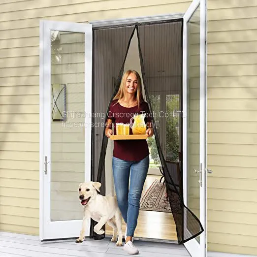 Decorative Door Curtain Magnetic Curtain Door Anti-Mosquito Door Curtain Household Magnetic Summer Self-Suction Screen Door Screen Window Mesh