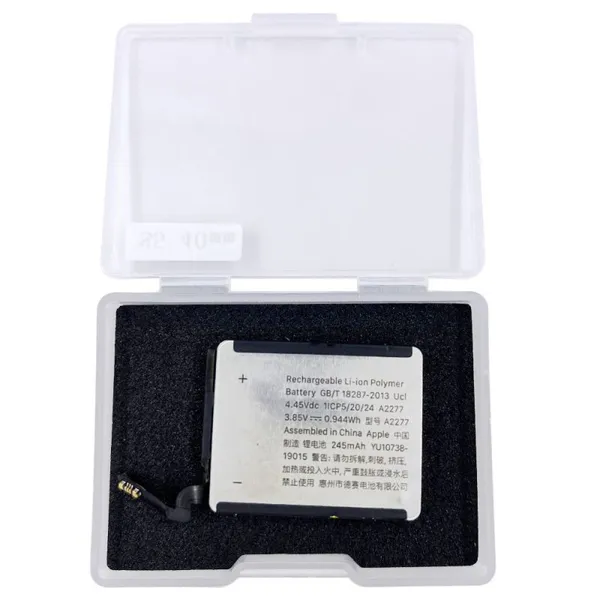 245mAh Rechargeable Batteries A2277 For Apple Watch Series 5 S5 40mm Cell Phone Parts photo-4