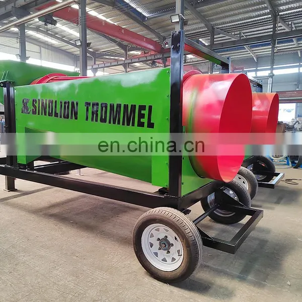 Heavy Duty Compost Portable Rotary Small Gold Mobile Trommel Screen For Sale Portable Mobile Trommel Screen photo-4