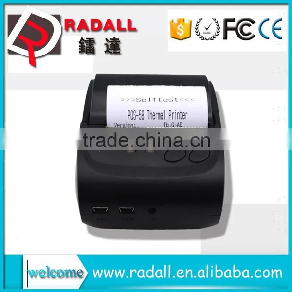5802PD 58mm Paper Width Andriod IOS Mobile / pc / Computer Mini Bluetooth Thermal Receipt Printer With Driver Most Popular photo-4