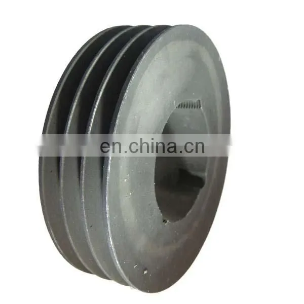 Chinese Supply Oem Stainless Steel Metal Drive Flat Belt Pulley photo-5