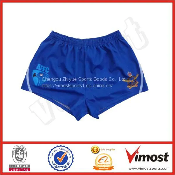 New Style Sublimation Rugby Shorts of Blue Color