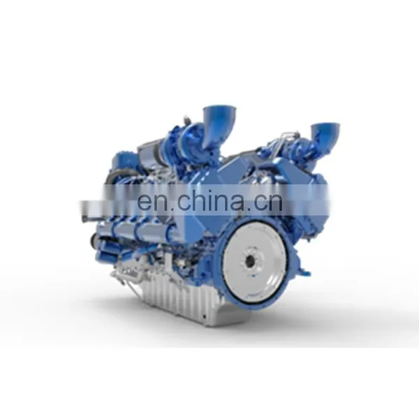 Water Cooled 900HP - 1500HP 12M33 Series Weichai Marine Engine photo-4