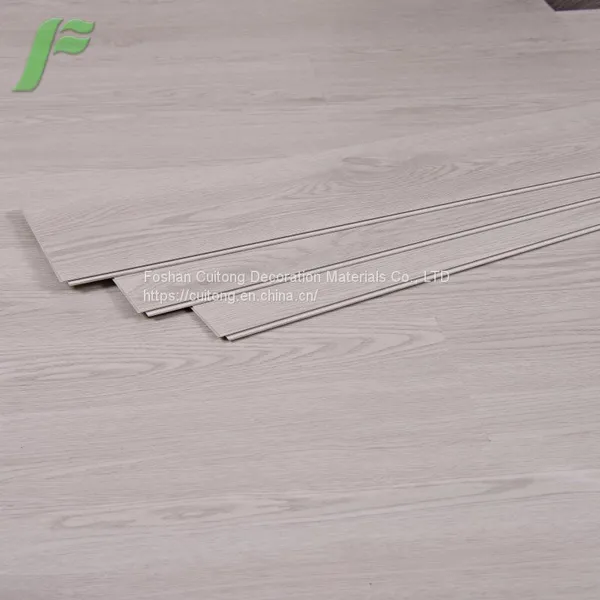 Wood Grain Waterproof Floor Glue Hard Block SPC Floor Glue-free Stone Plastic Floor Tile Sheet Buckle Plastic Floor photo-2