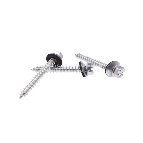 Factory Direct Sales Slotted External Hex Flange Head 3 Parts Sems Screw photo-3