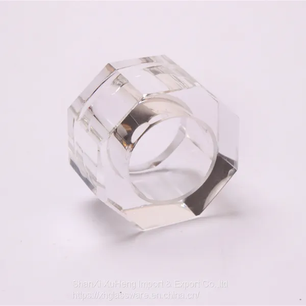 Crystal Napkin Buckle Ring For Hotel Restaurant Decoration photo-2