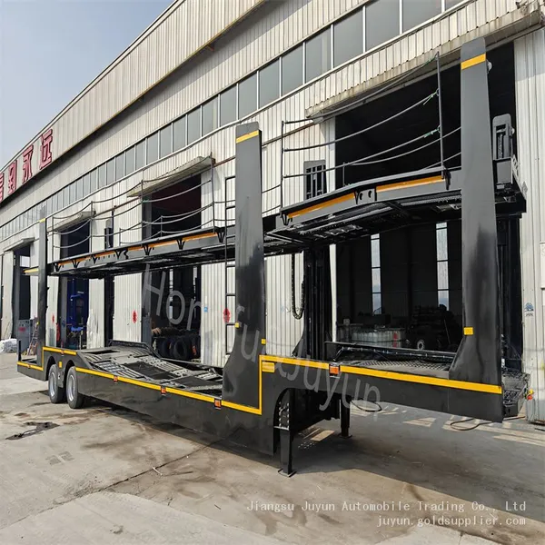 Export Semi-trailer Prices to Russia Trailer Vehicle Transport Semi-trailer photo-2
