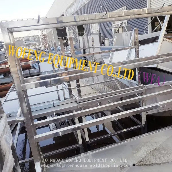 Factory Supply Price Cow Slaughtering Offal Head Trolley For Slaughterhouse Equipment photo-4