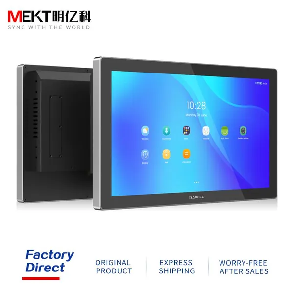 13.3 Inch Android 11 Touch All-in-one Embedded Wall-Mounted Desktop Computer 1920*1080 Resolution Outdoor 1000 Nits