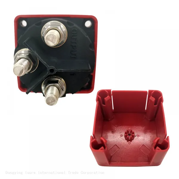 ISURE MARINE 32V Boat Single Circuit Selector Isolator Disconnect Rotary Switch Boat Battery Switch Circuit OFF-1-2 Red photo-5
