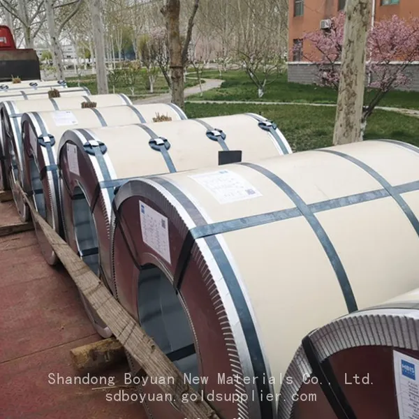 0.4mm 0.45mm 0.5mm 0.6mm Color Coated Aluminum Zinc Galvanized Steel PPGI Coil photo-2