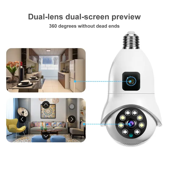 Ringsee Wifi 2mp Indoor Security Camera Dual-lens Security Camera AI‑powered Motion Detection Two‑way Audio photo-4