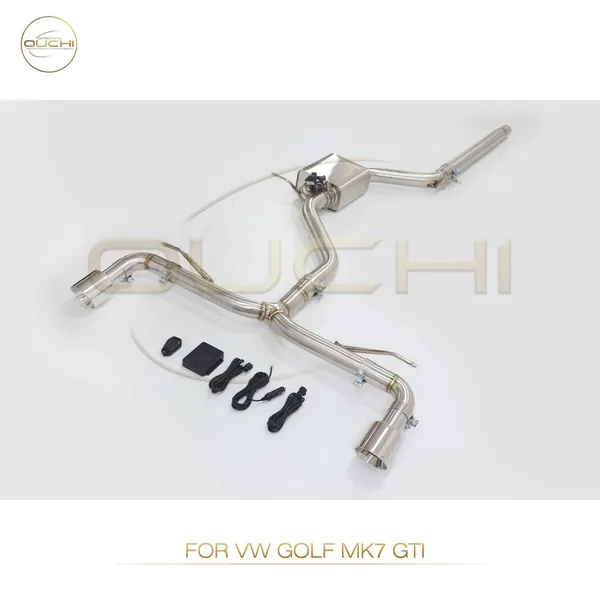 SS304 Exhaust System Catback for Volkswagen R36/Golf GTE MK7/golf MK7/Golf MK7 GTI/ Golf MK8 Muffler With Tips High-performance Car Exhaust Parts photo-4