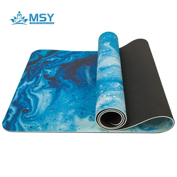 Natural Rubber Yoga Mat With Non-Slip TPE Surface for Professional Studios photo-5