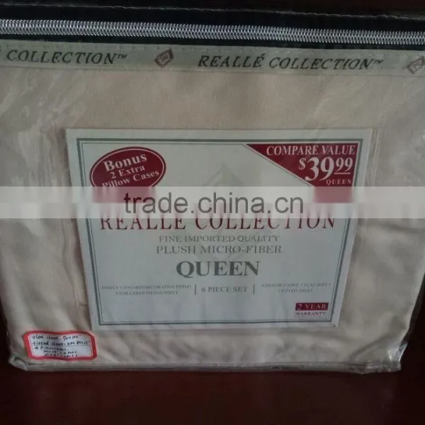100% Microfiber Bed Sheet/ American Size Bed Sheet Set