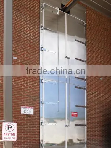 PU Panel Cold Room Hinged Door With PVC Frame photo-3