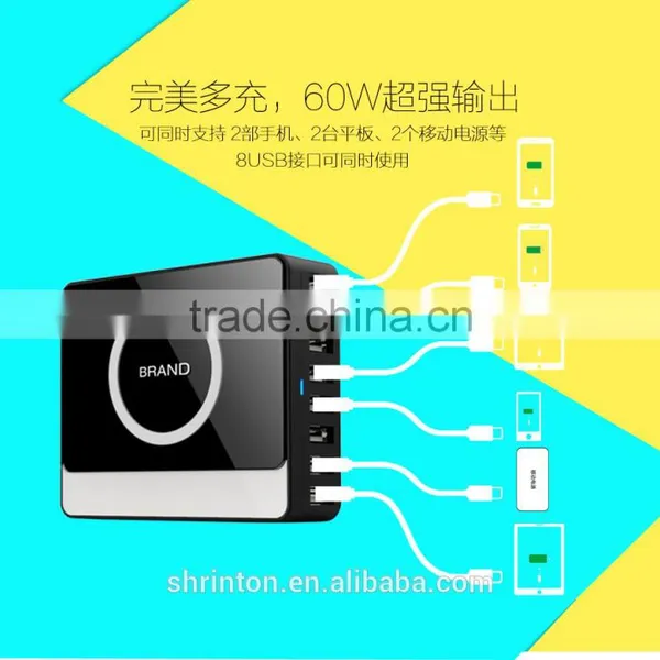 2015 New Design Multi USB 6 Port Desktop USB Charger photo-3