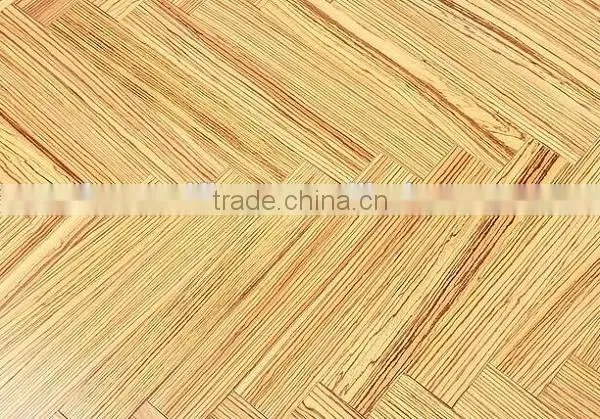 Herringbone African Zebrawood Engineered Parquet Flooring