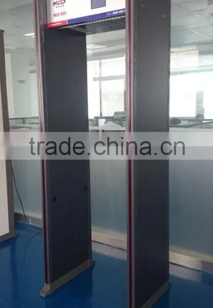 6 Zone , 4.3 Inch LCD Dispaly Walk Through Gate Metal Detector for Hotel , Bank photo-2