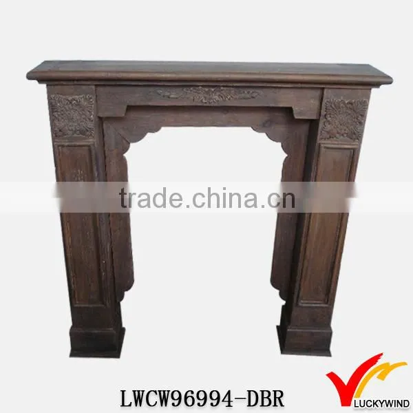 Eco Painted Reclaimed Shabby Chic Wooden Fireplace
