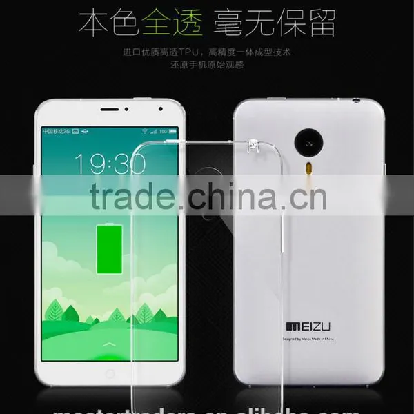 Original HOCO Light Series 0.6mm Ultra Thin Soft TPU Clear Protective Back Cover Case For Meizu MX4 MT-2942 photo-5