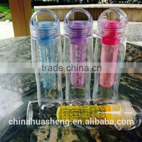 740ml PC Clear Water Bottle With Fruit Infuser photo-4