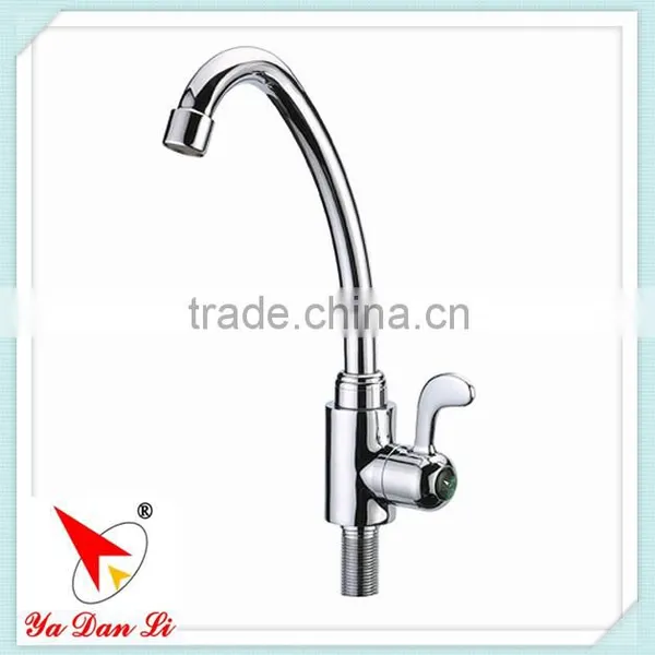 Chrome Finish Single Handle Kitchen Faucet photo-5