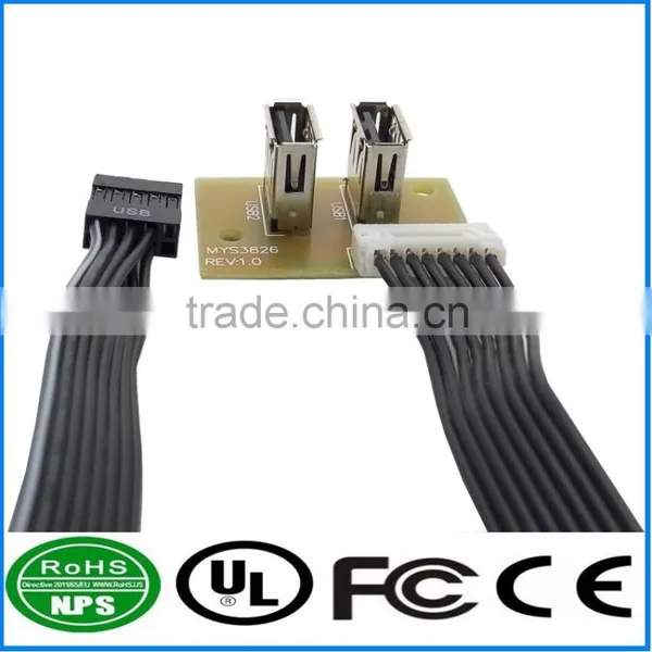 Dual USB 2.0*2 Computer Case Front Panel Cable photo-3