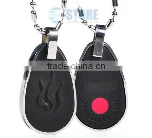 Waterdrop Design Volcano Lava Energy Stone Pendant Bio Quantum Energy Pendants Charms photo-4