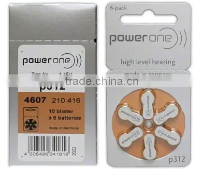 Power One Hearing Aid Battery Button Cells Zinc Air Batteries by Varta photo-5