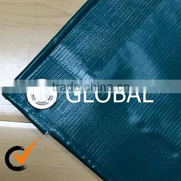 Green PVC Coated Tarpaulin for Truck Cover photo-4