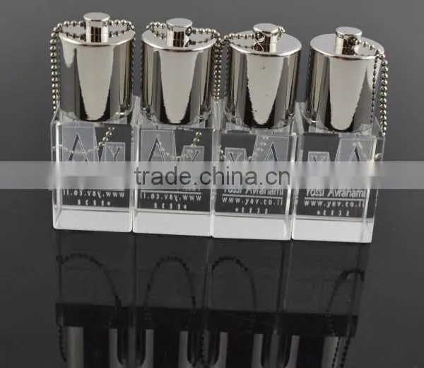 Crystal Usb Flash Drive With Laser Logo for Promotional Gift photo-2