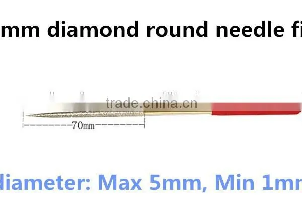 China Cheap New 10pc Different Shapes Diamond Needle File Set Diamond File Set With Plastic Handle photo-5