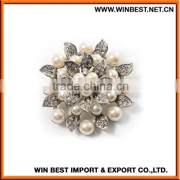 China Supplier Rhinestones Brooch Pin, Brooches,golden Brooch