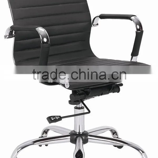 Steel Frame Chair/low Back Staff Chair /Office Chair With Ergonomic Design photo-5