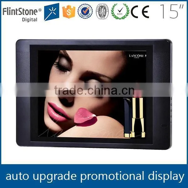 FlintStone 15 Inch Loop Video Lcd Advertising Screen, Lcd Screen Display, Kiosk Totem Lcd Display photo-3