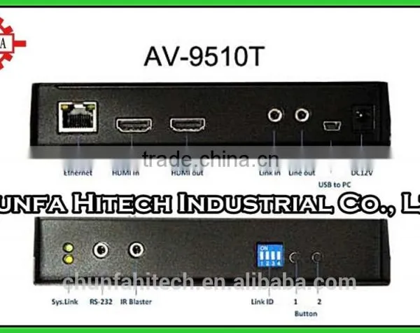 HDMI/DVI/VGA/Audio/USB Ethernet Extender