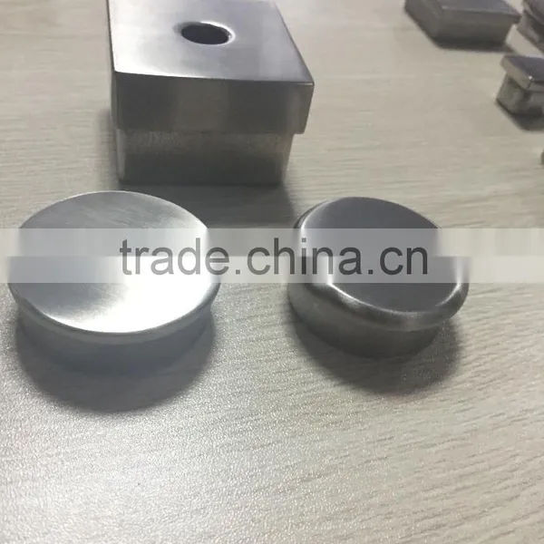 End Caps 50mm Stainless Steel Handrail Square Hollow Steel Tube Steel Post